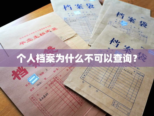 个人档案为什么不可以查询？