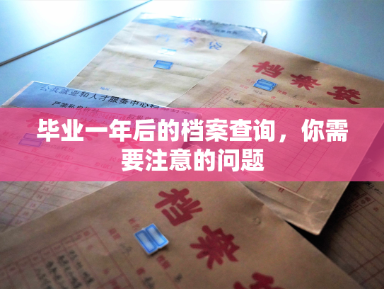 毕业一年后的档案查询，你需要注意的问题
