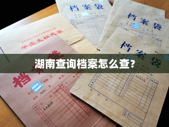 湖南查询档案怎么查？