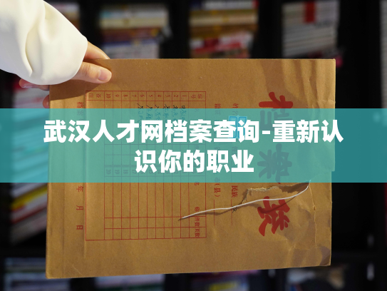 武汉人才网档案查询-重新认识你的职业