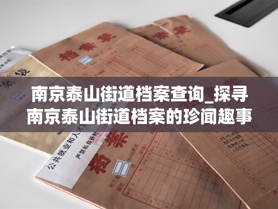 南京泰山街道档案查询_探寻南京泰山街道档案的珍闻趣事