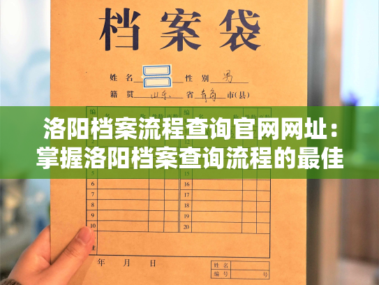 洛阳档案流程查询官网网址：掌握洛阳档案查询流程的最佳途径