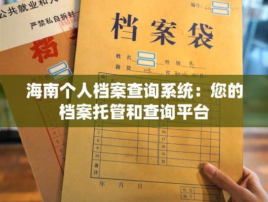海南个人档案查询系统：您的档案托管和查询平台