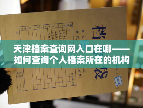 天津档案查询网入口在哪——如何查询个人档案所在的机构