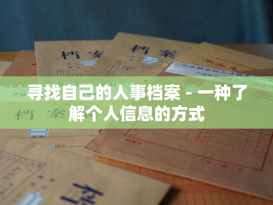 寻找自己的人事档案 - 一种了解个人信息的方式