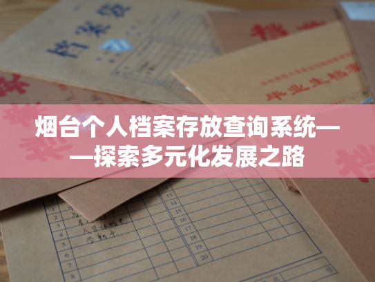 烟台个人档案存放查询系统——探索多元化发展之路
