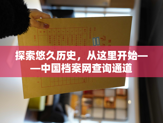 探索悠久历史，从这里开始——中国档案网查询通道