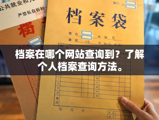 档案在哪个网站查询到？了解个人档案查询方法。