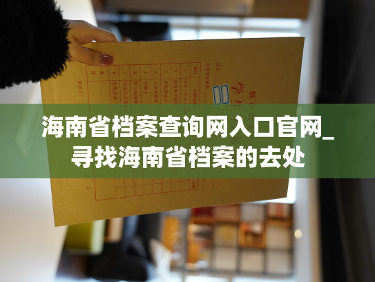 海南省档案查询网入口官网_寻找海南省档案的去处