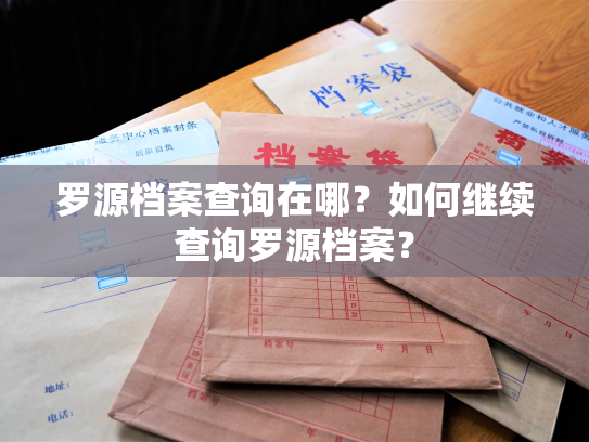 罗源档案查询在哪？如何继续查询罗源档案？
