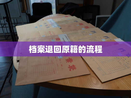 档案退回原籍的流程