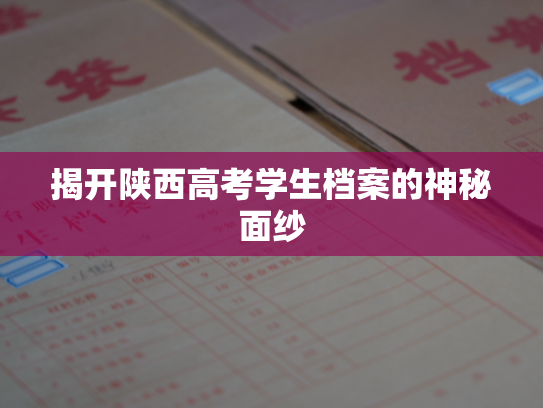 揭开陕西高考学生档案的神秘面纱