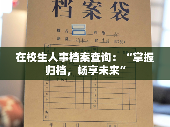 在校生人事档案查询：“掌握归档，畅享未来”