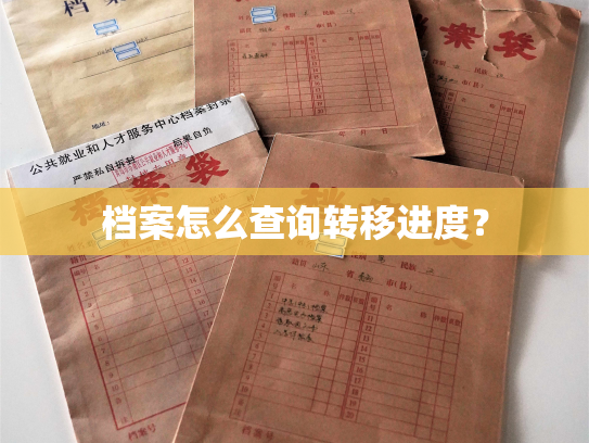档案怎么查询转移进度？