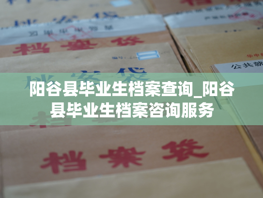 阳谷县毕业生档案查询_阳谷县毕业生档案咨询服务