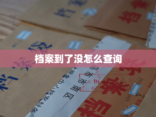 档案到了没怎么查询