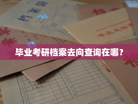 毕业考研档案去向查询在哪？