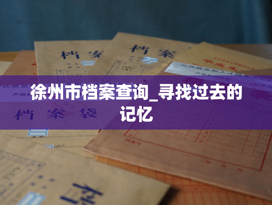 徐州市档案查询_寻找过去的记忆