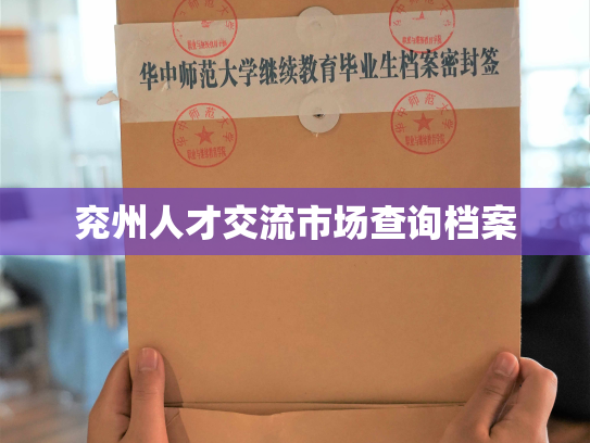 兖州人才交流市场查询档案
