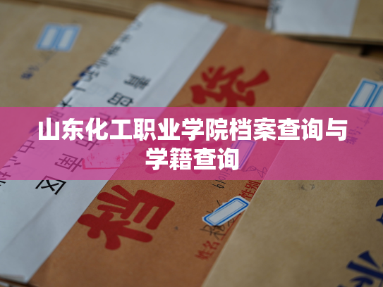 山东化工职业学院档案查询与学籍查询