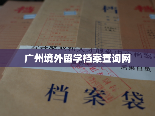 广州境外留学档案查询网