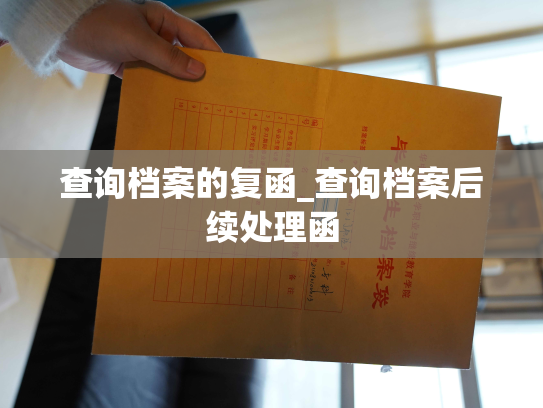 查询档案的复函_查询档案后续处理函