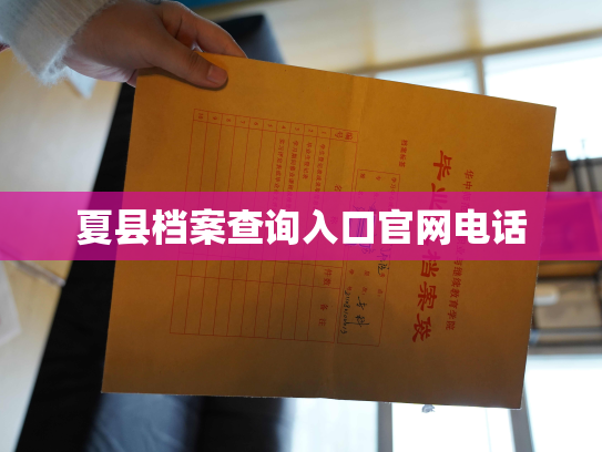 夏县档案查询入口官网电话