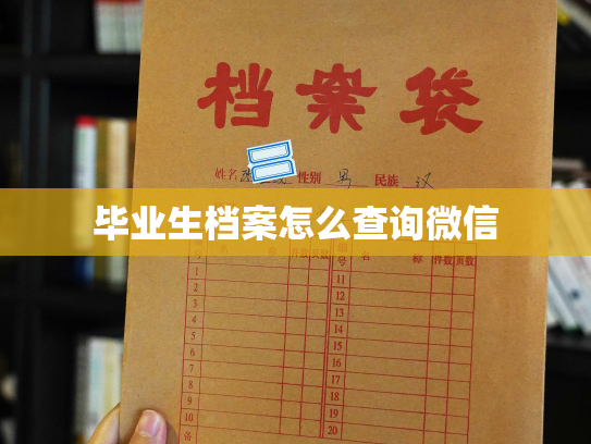 毕业生档案怎么查询微信