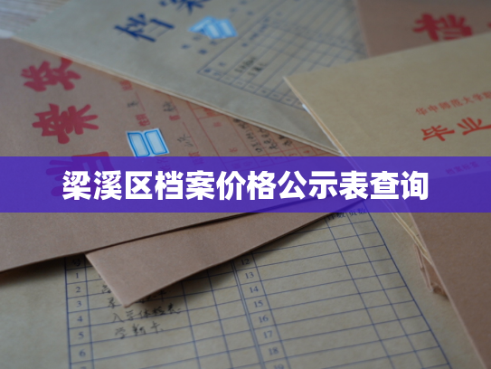 梁溪区档案价格公示表查询