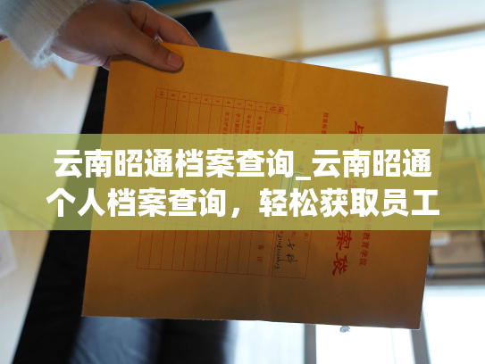 云南昭通档案查询_云南昭通个人档案查询，轻松获取员工档案信息
