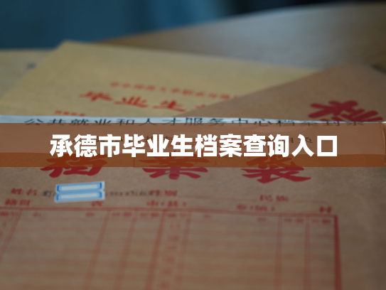 承德市毕业生档案查询入口