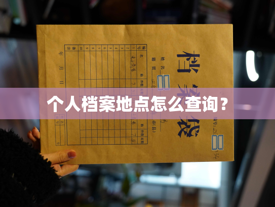 个人档案地点怎么查询？