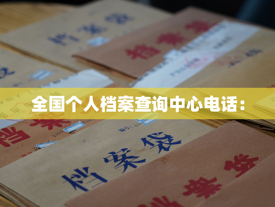 全国个人档案查询中心电话：