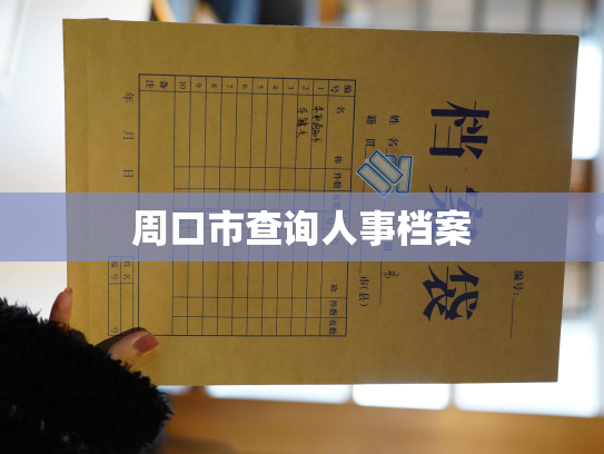 周口市查询人事档案
