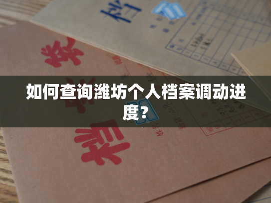 如何查询潍坊个人档案调动进度？