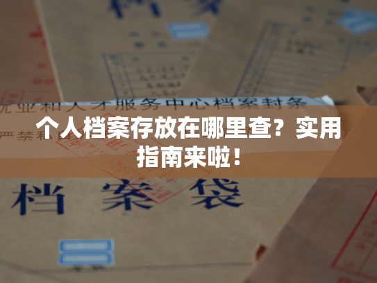 个人档案存放在哪里查？实用指南来啦！