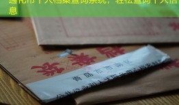 通化市个人档案查询系统，轻松查询个人信息