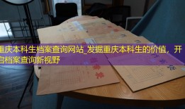 重庆本科生档案查询网站_发掘重庆本科生的价值，开启档案查询新视野
