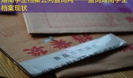 湖南学生档案去向查询网——查询湖南学生档案现状