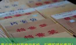重庆就业档案查询系统，引爆职场新春风！