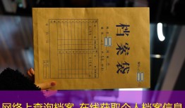 网络上查询档案_在线获取个人档案信息