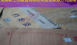 芜湖职工档案查询系统电话及联系方式指南