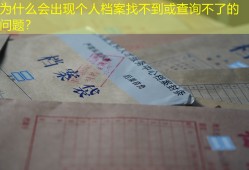 为什么会出现个人档案找不到或查询不了的问题？