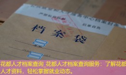花都人才档案查询_花都人才档案查询服务：了解花都人才资料，轻松掌握就业动态。