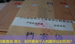 档案查询 湖北：如何查询个人档案所在的机构？