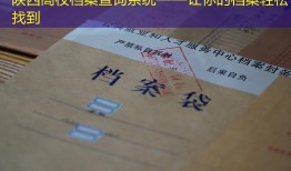 陕西高校档案查询系统——让你的档案轻松找到
