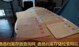 鹿邑档案存放查询网_鹿邑档案存储检索网站