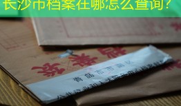 长沙市档案在哪怎么查询？