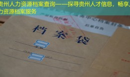 贵州人力资源档案查询——探寻贵州人才信息，畅享人力资源档案服务