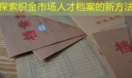 探索织金市场人才档案的新方法